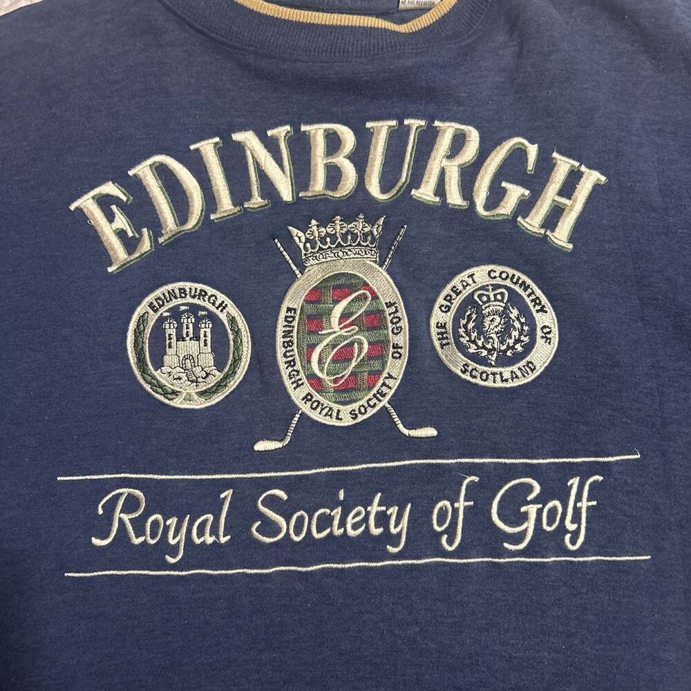 Danaggers Edinburgh Royal Society of Golf Vintage Crewneck Sweatshirt
